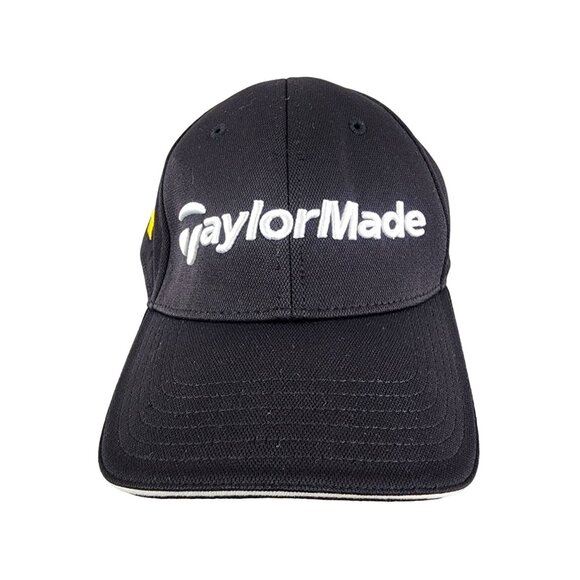 TaylorMade R11 Dentaflex L/XL Hat By Adidas Black Polyester Comfortable Fit - Picture 1 of 8